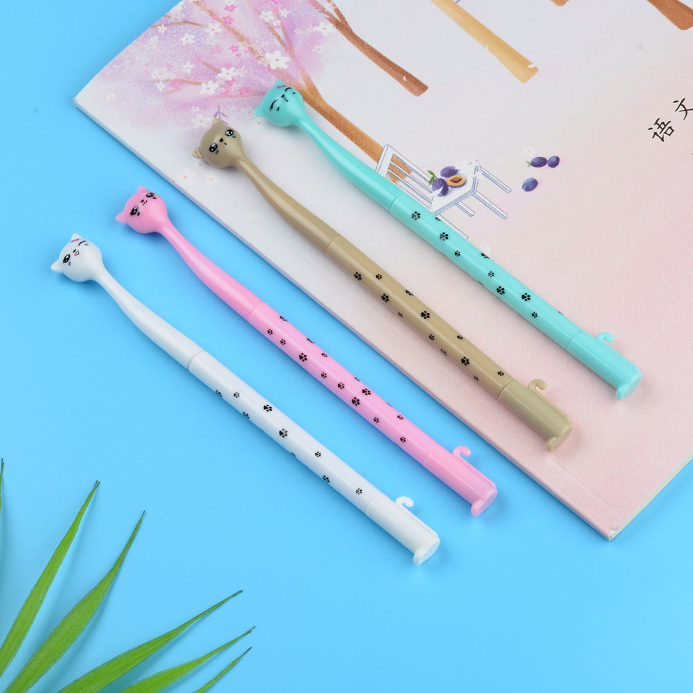 Wholesale Plastic Cartoon Tall Cat Gel Pen